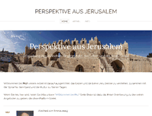 Tablet Screenshot of jerusalemperspektive.de